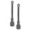 Vertx Rapid Access Zipper Pull Tab Kit, Replacement Puller for Backpack, Luggage, Bag, Handbag, Smoke Grey, One size 1