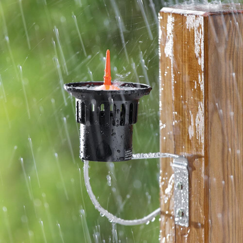 Claber Claber 90915 Rain Sensor, Black/Orange/Grey 2