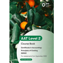 AAT Principles of Costing by BPP Learning Media Paperback Book