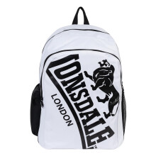 Lonsdale ASTBURY Backpack, white / black, One Size