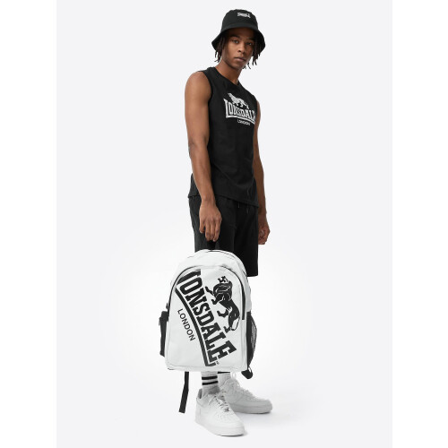 LONSDALE Lonsdale ASTBURY Backpack, white / black, One Size 2