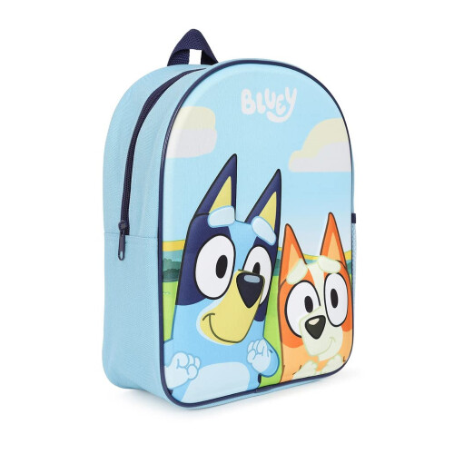 Bluey Bluey & Bingo Childrens Backpack, Kids Backpack, Schoolbag, Rucksack Blue
