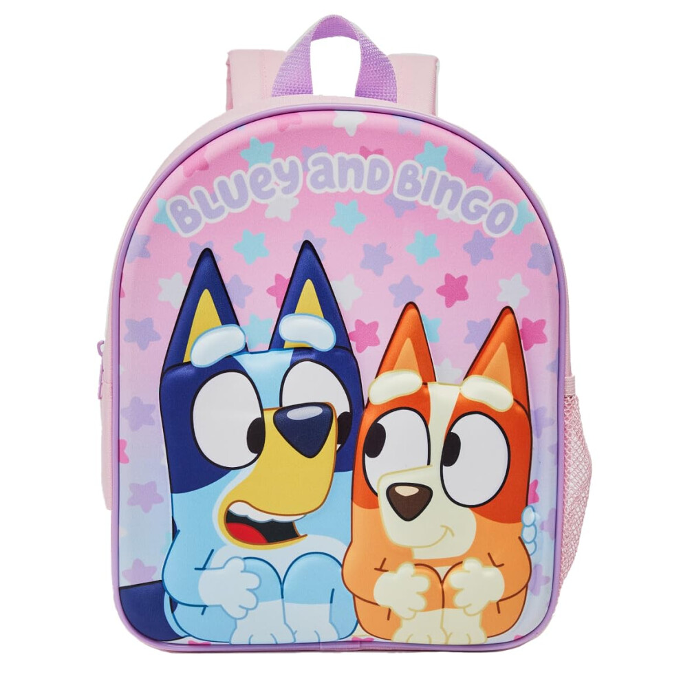 Bluey Stars Bp Backpacks One Size Pink