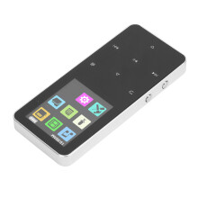 1.8" TFT MP3-Player 4GB Zinklegierung Bluetooth Verlustfreier Ton Silber