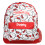 Hello Kitty Hello Kitty Personalised Girls Backpack Bag Rucksack School, White Red 1