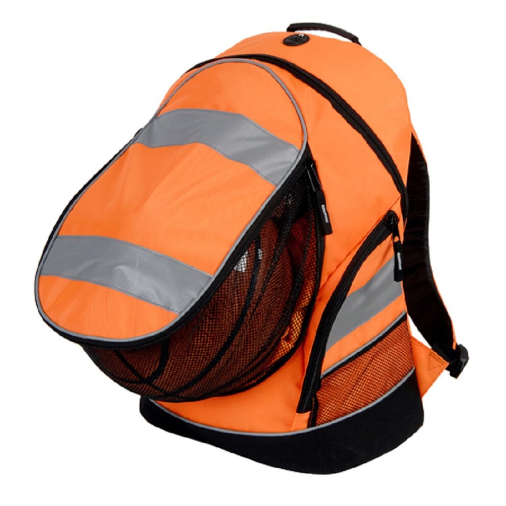 Hi Visibility Rucksack Backpack Best Seller - 2 Colours (Hi Vis Orange) 5055454817167