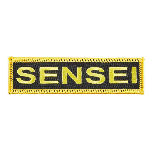 Martial Arts Embroidered Badge - Sensei Patch NO 21