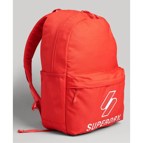 Superdry Superdry Women's Unisex Code Essential Montana Backpack, Bright Red, One size 1