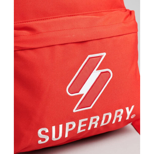 Superdry Superdry Women's Unisex Code Essential Montana Backpack, Bright Red, One size 2