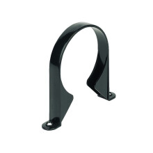 110mm Soil Pipe Clip Black - Pack of 2- Soil Pipe and Ring Seal Fittings
