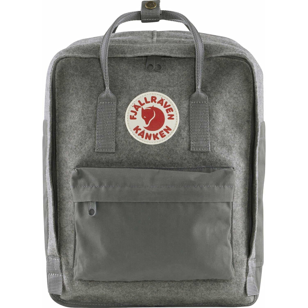 New Fjällräven Unisex Fjallraven -027 K?Nken Re-Wool Sports Backpack Adult Granite Size One Size Grey 23330