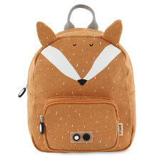 Trixie Small Backpack - Mr. Fox - School Bag Water Repellent - Small Backpack for Child - Small Gym Bag - Orange