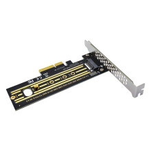 M.2 NVMe SSD Till PCIE Adapter M-Key Interface Card för M.2 NVMe SSD Till PCIe X16 Hard Drive Disk Adapter Expansion Card