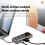 Docking Station per Laptop USB C 10 In 1 Dock  Hub USB C Multiporta Trasparente da 100 W per ,  Air/Pro 4