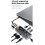 Docking Station per Laptop USB C 10 In 1 Dock  Hub USB C Multiporta Trasparente da 100 W per ,  Air/Pro 9