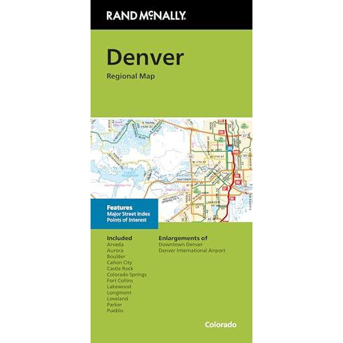 Rand McNally Folded Map Denver Regional Map by Rand McNally Other Book