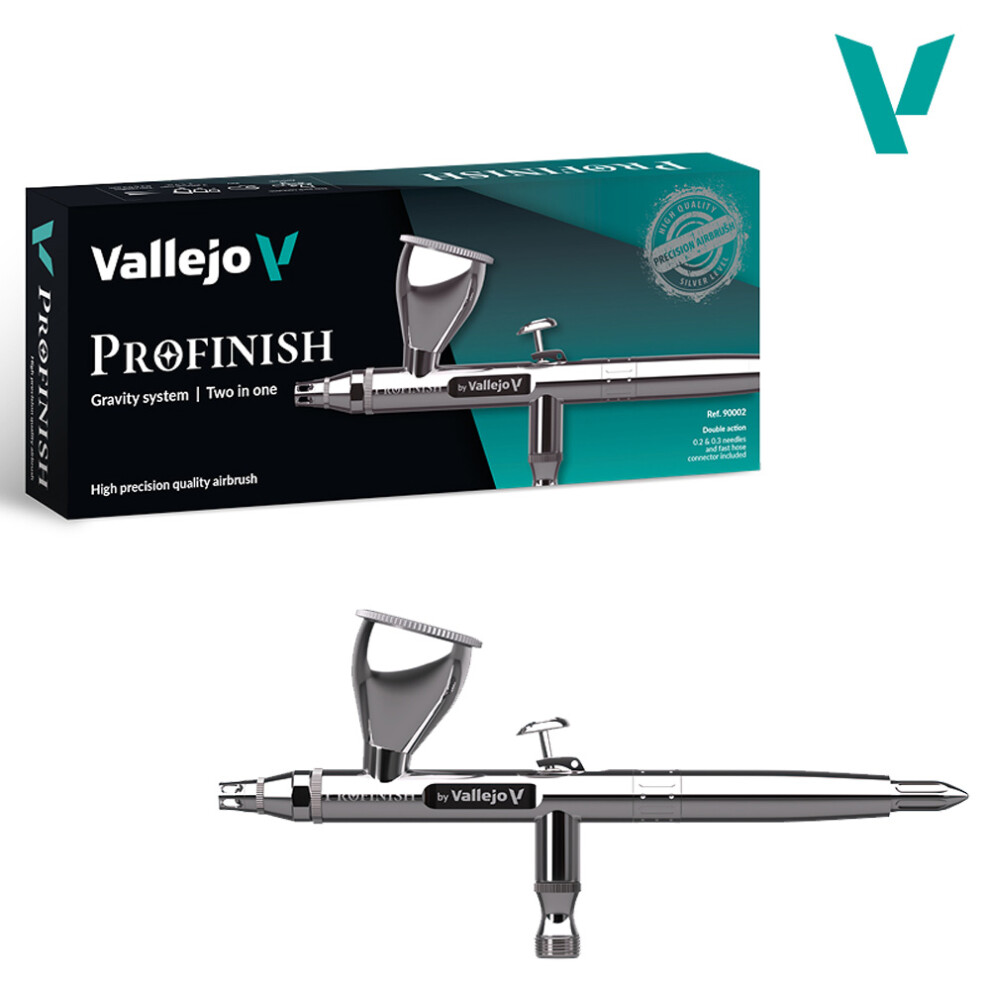 Vallejo Profinish Double Action Airbrush (0.2mm & 0.3mm) - 90002 - Image 3