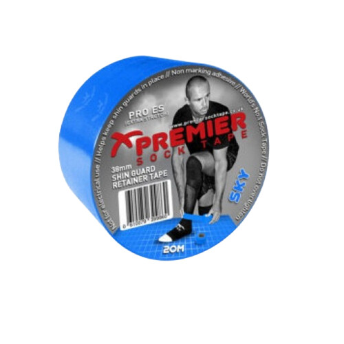Premier (One Size, Sky Blue) Premier Shin Guard Tape