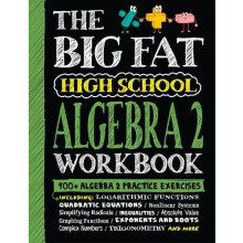 The Big Fat High School Algebra 2 Workbook by Workman Publishing Paper