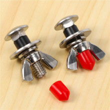 2Pcs 316 Stainless Steel Diving Screws Butterfly Backplate Wing Nuts for Underwater Scuba Diving BCD Accessories