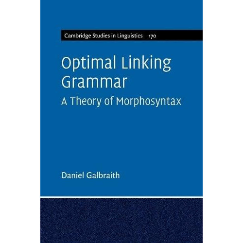 Optimal Linking Grammar Volume 170 by Galbraith Daniel Stanford Univer