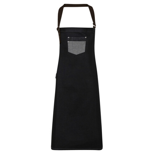 Premier (One Size, Black Denim) Premier Division Bibbed Apron