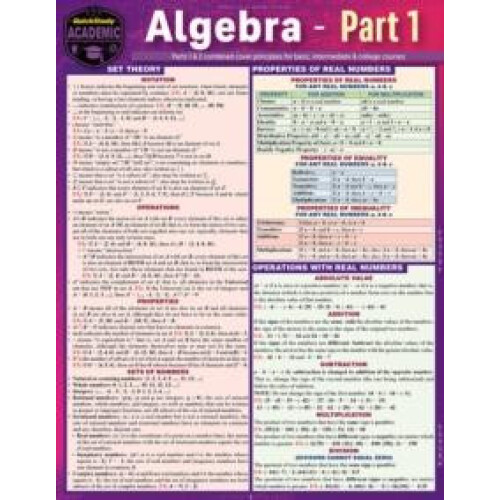 Algebra part 1 by Expolog LLC Other Book