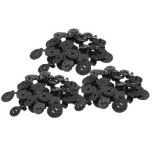 60 Stück ABS Shade Lock Clips 7,4x2,7/10x3,7 cm grün