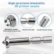 For Kobra 3 Max Bimetallic Nozzle for Kobra 3 Max Combo Quick Swap Nozzle Hardened Steel 0.4mm 3D Printer Parts