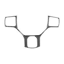 Carbon Fiber Car Steering Wheel Cover Trim Sticker for Ram 1500 2013-2018 Interior Accessories
