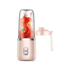 1set-New Portable Juicer with 2 Cups, USB Rechargeable Blender, Fresh Juicer Cup, Personal Sized Smoothie Blender