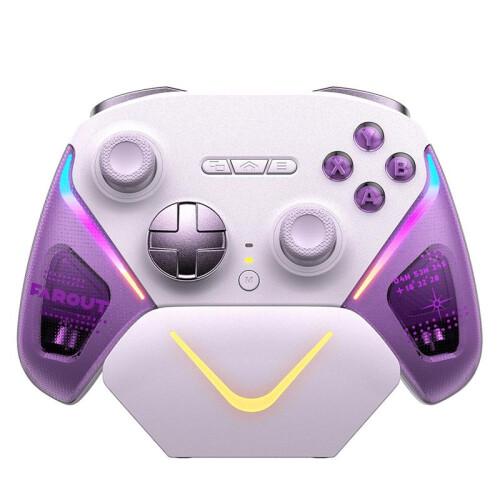 D10 Wireless Gamepad  RGB Controller for PC//Phone/Steam TMR Sticks Joystick Hall Effect Micro-Triggers B 1