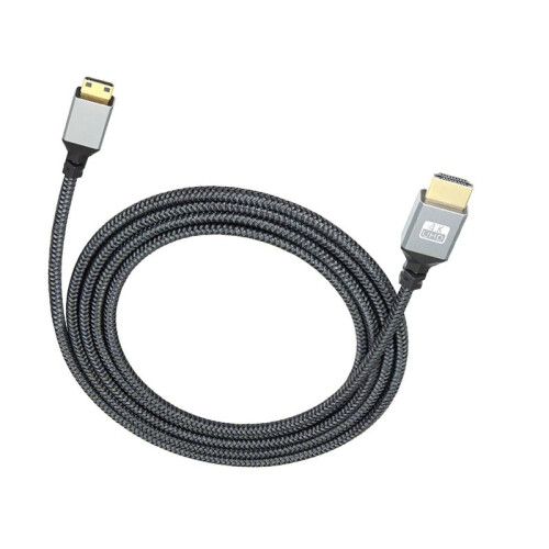 2m 4K 60Hz -Compatible Cable Micro-to -Compatible Cable 4K 60HZ Nylon Braid Wire Extension Cable 1