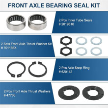 Outer Axle Dust Seal & Inner Tube Seal & Needle Bearing & Thrust Washer Seals Kit for Excursion F250 F350 F450 F550