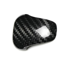 Real Hard Carbon Fiber Car Gear Shift Cover Sticker for Crosstrek Impreza 2024 2025 Interior Accessories