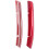 Car Front Bumper Lower Grille Trims Panel Red Accessories for  Cx-5 Cx5 2017-2021 Exterior Modification Car Styling 6