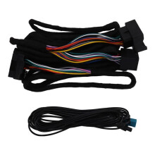 For X5 M3 M5 E46 E38 E39 E53 Android Unit to Radio Fakra Antenna Power 17+40 Pin 6M Extension Wiring Harness