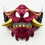 Halloween Japanese Samurai  Devil Mask Halloween Devil  Role Playing Horror Devil  Thick Mask Red 2
