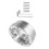 70mm Steering Wheel Adapter Plate for  G29 G920 G923 Metal Modification Replacement Part Silver 4