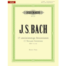 Twopart Inventions BWV 772786 for Piano Other Book