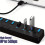 7-Port USB 3.0 Hub with LED Indicator Independent  Control for Laptop Flash Drive Hard Disk Camera Keyboard 4
