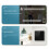 Tuya  Home WiFi Display Light  Glass Touch  for  Alexa Three-Way  Black 3