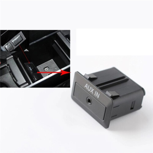 1pcs Car Center Console AUX Audio Socket Interface TD74-66-DFX-5717 for  3 2010-2013 Audio Socket 2