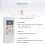 Télécommande pour climatiseur QP06AS/06BS/06ES/08AS/08BS 4