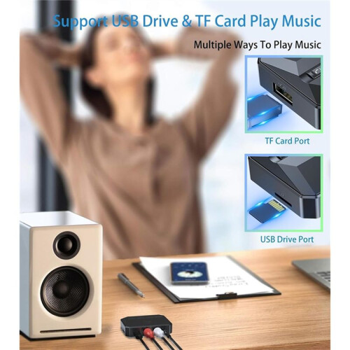 5.3 Home Stereo  Receiver, Stereo Receiver  to RCA Adapter AUX  Adapter 2