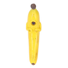 Harzstatue in Bananenform gruseliges einäugiges Ornament