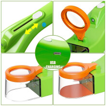 Bug Vacuum Insect Catcher, Spider Insect Catcher Vacuum with LED Light,Insect Suction Machine for Bed Bugs Cockroaches A
