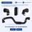 17127576376 Car Coolant Hose for  X5 X6 E70 E71 2007-2019 3