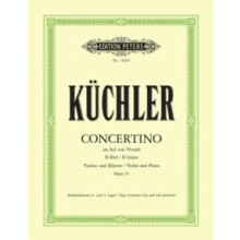 Concertino in the Style of Vivaldi Op. 15 for Violin and Piano Other B