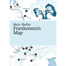 Mary Shelley Frankenstein Map by Thelander Martin Master of Fine Arts